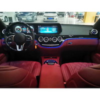 Modification et mise à niveau de la voiture W221 S600 2010-2013, écran LCD de commande central, éclairage ambiant, éclairage intérieur pour Mercedes Classe S