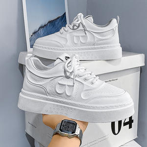 Zapatillas Blancas MQ22 para Hombre, Ligeras, Cómodas, Casuales, para Caminar y Deportes, Transpirables, con Soporte de Arco y Diseño con Cordones - Product Image 5