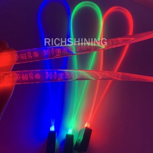 Richshining bán buôn tùy chỉnh Led Bar tên nhân viên dây buộc đầy màu sắc phát sáng làm việc huy hiệu nhấp nháy Tên Tag cho trại đêm rinning - Product Image 3