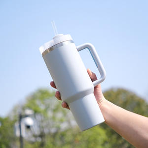 40oz Stainless Steel Sport Tumbler Handle Double Wall Vacuum Insulated 12-24 Hours Leak-Proof Portable Office Cup Business - Product Image 3