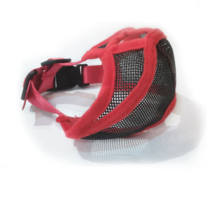 Nefes anti bırakarak pet muzzles yüz kalkanı aksesuarları kısa burun köpek ağız güvenlik görevlisi büyük fransa bulldog - Product Image 3