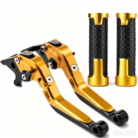 Palancas de Freno y Embrague Ajustables de Aluminio CNC, Accesorios Universales para Manillar de Motocicleta Modificado