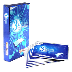 Venta al por mayor 7 paquetes de tiras blanqueadoras dentales con sabor a menta no tóxicas tira blanqueadora 3D - Product Image 1