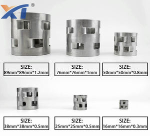 Металлические кольца <span class=keywords><strong>Pall</strong></span> из нержавеющей стали 304, 304L, 316, 316L, <span class=keywords><strong>410</strong></span> для химических установок (случайная упаковка) - Product Image 3