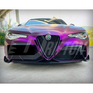 Pare-chocs avant partiel en fibre de carbone de style GTAM pour Alfa Romeo Giulia 2016-2023 - Product Image 4