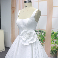 Robe de maternité moderne de luxe à la main, en dentelle, imprimée de fleurs, longueur parole