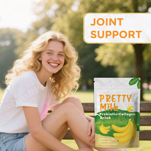 Vitahealthy OEM/ODM Nouvelle Poudre de Lait Éclatante avec Probiotiques et Collagène pour la Peau, les Cheveux et les Ongles – Poudre de Lait Éclatante à la <span class=keywords><strong>Banane</strong></span> - Product Image 3