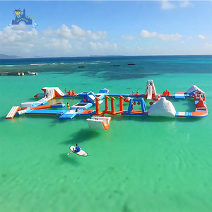 สวนน้ำเป่าลมเชิงพาณิชย์สนามเด็กเล่นลอยน้ำได้จากโรงงานในกวางโจว - Product Image 2