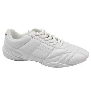Dayanıklı amigo spor ayakkabıları saf beyaz amigo sneaker ayakkabı cheer ayakkabı