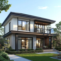 Maison modulaire entièrement équipée à prix abordable, maisons préfabriquées, maisons en structure légère en acier, villas préfabriquées de luxe à vendre