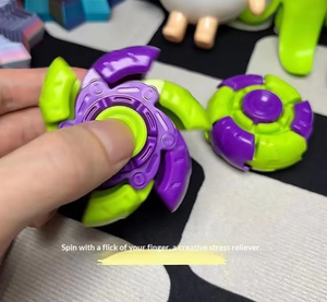 Vente en gros - Meilleure vente - Jouet anti-stress amusant en plastique pour enfants et adultes, Fidget Spinner silencieux avec roulement 608 à rotation durable - Product Image 4