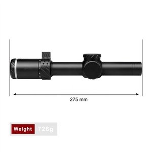Optique tactique, lunette de visée télescopique en alliage d'aluminium, étanche, <span class=keywords><strong>1</strong></span>-8x24 SFP, chasse avec réticule d'illumination <span class=keywords><strong>rouge</strong></span> - Product Image 4
