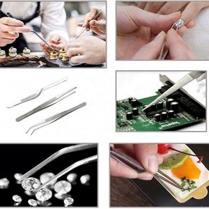 Utensilios de Cocina en Oferta, Pinzas para Pescado de Acero Inoxidable, Pinzas para Alimentos con Puntas Dentadas, Juego de Pinzas para Cocinar - Product Image 2