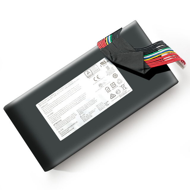 Genuine BTY-L78 Battery for MSI GT62VR 6RD GT73 GT73VR GT83VR GT80 GT80S GT83 14.4V 5225mAh 75.24Wh Notebook Battery
