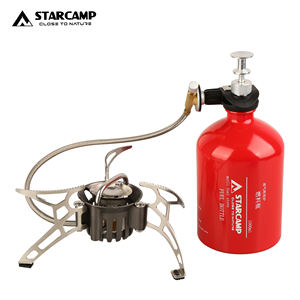 STARCAMP 1000ml Outdoor Solo Sac à dos Randonnée Camping Multifuel Essence Essence Kérosène Réchaud à gaz - Product Image 2