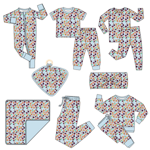 Thân Thiện Với Môi Trẻ Em Tùy Chỉnh Của Quần Áo Trong Sợi Tre In Vải Tre Trẻ Sơ Sinh Bé Quần Áo Trẻ Sơ Sinh - Product Image 1