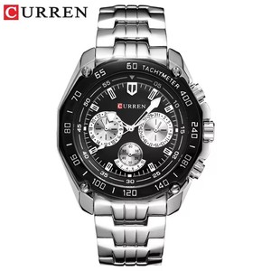 นาฬิกาข้อมือผู้ชาย Curren 8077 ลดราคาพิเศษ สายสแตนเลส เข็มเรืองแสง ระบบควอตซ์ ดีไซน์ธุรกิจ มีสินค้าพร้อมส่ง - Product Image 5