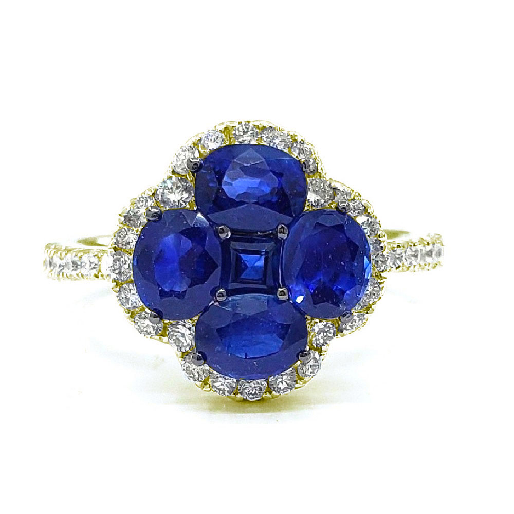 ゴールド K18フラワーリング 青色ストーン ゴールド K18フラワーリング 青色ストーン 楽天市場】選べる脇石