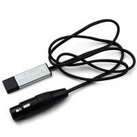 Adaptateur d'interface USB vers DMX LED DMX512 Studio Computer PC Stage Lighting Controller Dimmer