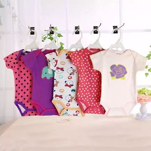 Conjunto de Ropa de Verano para Bebé Niño, 5 Piezas, Mangas Cortas, Mamelucos de Algodón, Ropa para Recién Nacido - Product Image 3