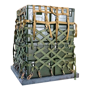 Red de carga de malla de alta resistencia 463L para carga aérea de paletas de alta tenacidad con correas ajustables y correas - Product Image 1