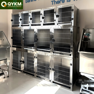 Özelleştirilebilir Modüler Sistem Hayvan Kafesi Geniş Üreme Kafesi Ağır Hizmet Tipi Paslanmaz Çelik Evcil Hayvan Muhafazası Lüks Köpek Kedi Evi - Product Image 2