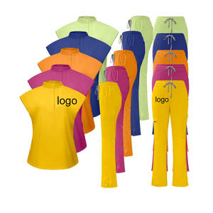 Uniformes hospitaliers anti-rides recyclés respectueux de l'environnement uniformes d'infirmières de <span class=keywords><strong>pharmacie</strong></span> ensembles d'uniformes de gommage médicaux de clinique de spa de beauté personnalisés - Product Image 2