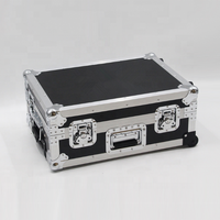 Boîtier de transport DJ en aluminium de style design avec double compartiment coulissant personnalisable pour contrôleur numérique