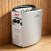 Chauffe-sauna Harvia Vega 8 kW en acier inoxydable 304 antirouille, poêle électrique durable pour sauna humide et sec