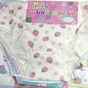 Braguitas de Algodón al por Mayor para Niñas Pequeñas con Estampado Floral - Product Image 4