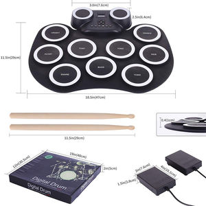 Regalo de promoción digital <span class=keywords><strong>Pearl</strong></span> Drum Set de batería electrónica <span class=keywords><strong>profesional</strong></span> Set completo - Product Image 5