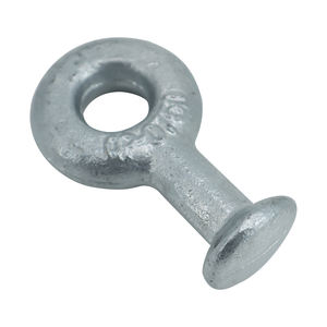 Accessoire de câble de ligne électrique en acier galvanisé : Suspension à œil à rotule et à douille, <span class=keywords><strong>courant</strong></span> nominal 10A - Product Image 1