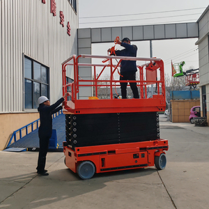 पोर्टेबल चल स्टील हाइड्रोलिक कैंची लिफ्ट उच्च ऊंचाई उठाने वाले मंच 6 मीटर-14 मीटर नए खुदरा रेस्तरां होटल - Product Image 4