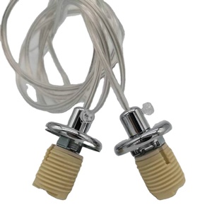 Portalámparas de Cerámica <span class=keywords><strong>con</strong></span> <span class=keywords><strong>Rosca</strong></span> Externa <span class=keywords><strong>G9</strong></span>, Soporte Colgante para Techo, Base para Lámpara - Product Image 1