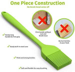 Heat Resistant Cooking Brush for <b>BBQ</b> Grill Baking Kitchen Brush for Oil Silicone Pastry Basting Brush - Product Image 3