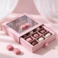 Boîte à chocolat magnétique, emballage de luxe pour chocolat, boîte pour chocolat de la Saint-Valentin et emballage cadeau
