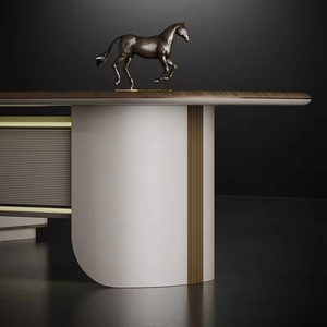 โต๊ะผู้บริหารเกรดสูงทันสมัยโต๊ะเฟอร์นิเจอร์โต๊ะสำนักงาน - Product Image 5