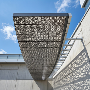 Panneau de mur rideau anti-corrosion pour revêtement extérieur de bâtiment au design contemporain - Product Image 1