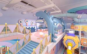 Château d'amusement pour enfants de type labyrinthe intérieur sur le thème du rêve chaud, personnalisé, équipement d'amusement pour enfants multiples, prix d'usine, vente directe - Product Image 4