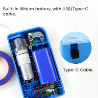 Oxygénateur de station d'appâtage pour la pêche sur mesure avec pompe à air à batterie au lithium