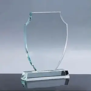 Groothandel Hoge Kwaliteit Klassieke Clear Blank Custom Verschillende Vorm Crystal Award Plaque 3d Laser Gravure Glas Trofee