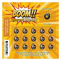 Boletos de Lotería con Diseños Ganadores, Venta al por Mayor, Impresión Personalizada en Cartón Dúplex, Diferentes Premios y Modos de Juego