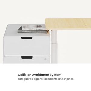 Bon marché assis-debout électrique réglable en hauteur cadre de bureau debout à moteur unique avec tableau pour le travail à domicile et au bureau - Product Image 2