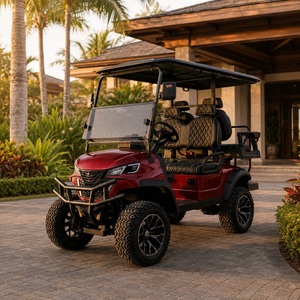 Carrito de Golf Eléctrico Dude Ranch Cattle Station de 6 Plazas, 72V, Motor de CA de 7.5KW, Batería de Litio para Apoyo en Recogidas de Ganado, Aprobado por DOT - Product Image 1