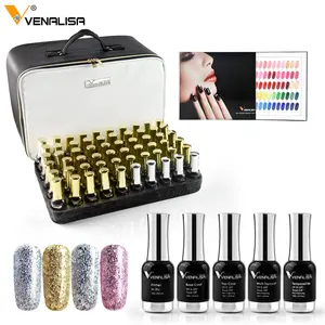 Esmalte de Uñas Venalisa de 12 ml de Marca Privada OEM, Esmalte de Gel de Color para Diseño de Arte de Uñas, Juego Completo de Esmalte de Gel, Kit de Laca - Product Image 1