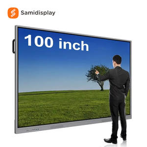 Pantalla 4K de 65 Pulgadas, Pizarra Interactiva Inteligente para Interiores, Computadora Todo <span class=keywords><strong>en</strong></span> Uno, Pizarra Inteligente para la Enseñanza <span class=keywords><strong>en</strong></span> Escuelas - Product Image 1