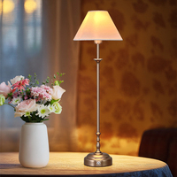 Lampe de table sans fil rechargeable de style européen de 23 pouces pour restaurants, hôtels, mariages, lampe rechargeable