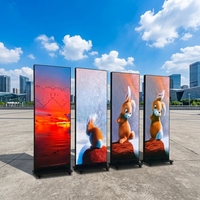 Écran d'affichage LED, panneau d'affichage numérique LED pour la publicité, panneau LED pliable