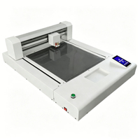 Doppelklingen-Flachbett-Schneidemaschine mit CCD-Kamera 500x350mm Vakuumtisch für Kartonagen, Pappe, Aufkleber und Etiketten