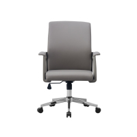 Chaise de bureau exécutive moderne en cuir à dossier haut, ergonomique, réglable, pivotante, avec fonction massage, pour bureau à domicile